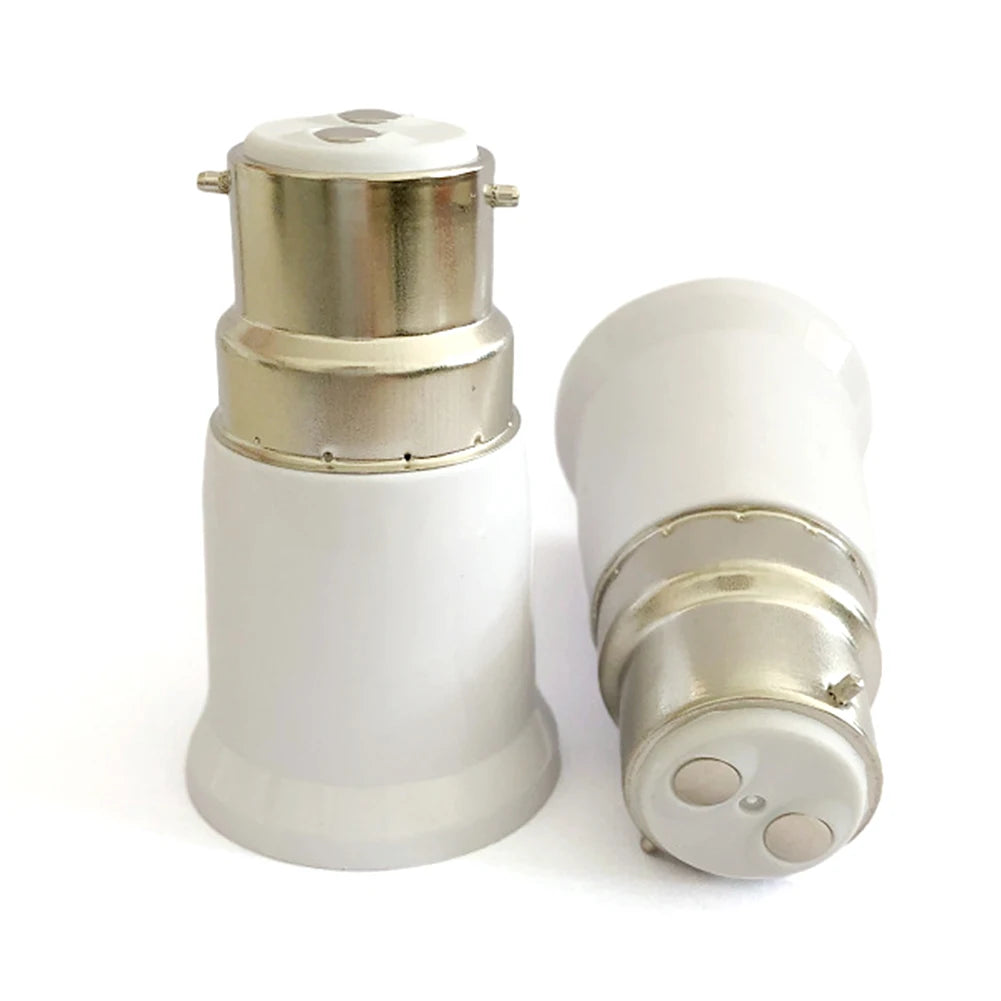 B22 to E27 Socket Adapter – Fireproof Bulb Converter 110V 220V Lamp Socket Adapter SWANS