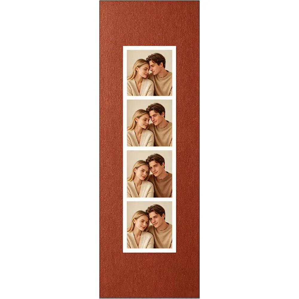 Vintage Wooden Photo Strip Frame – Mortise & Tenon with Hook Wooden Photo Frame SWANS Style6