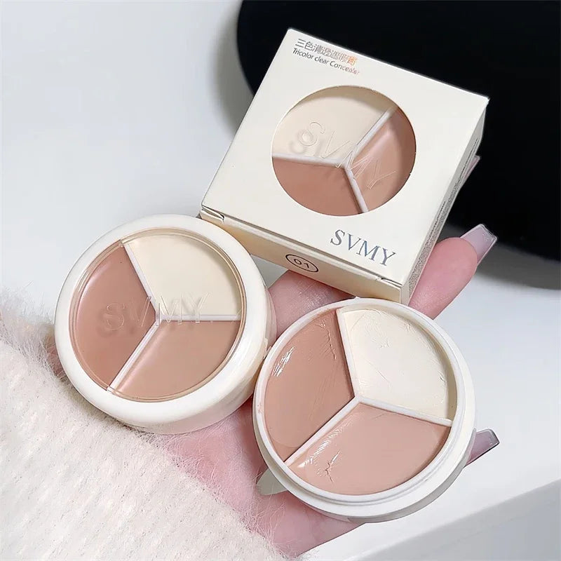 3-Color Concealer Palette – Waterproof Full Coverage Makeup Concealer Palette SWANS