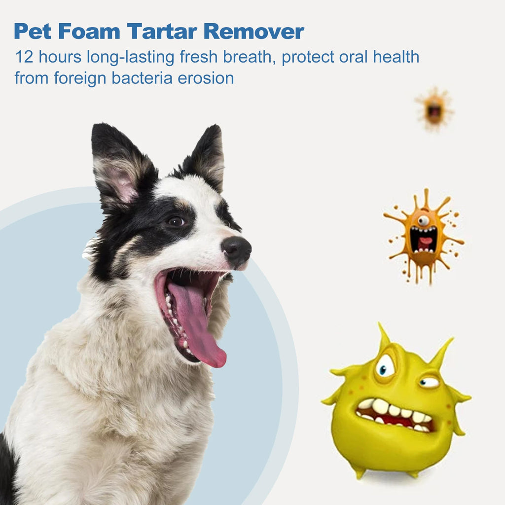 Pet Oral Foam Spray – Removes Tartar & Freshens Breath Pet Dental Foam SWANS