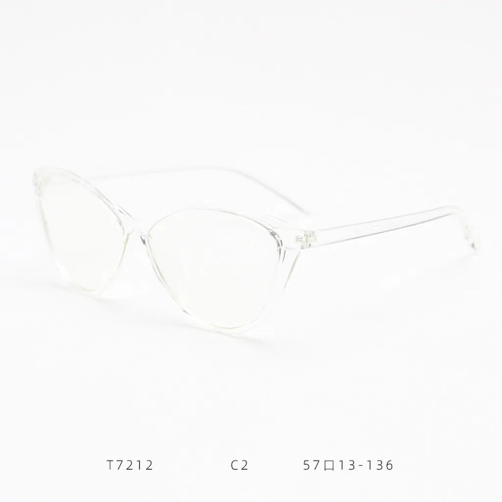 TR90 Cat Eye Blue Light Blocking Glasses Frame Women Eyeglasses Frame SWANS Clear