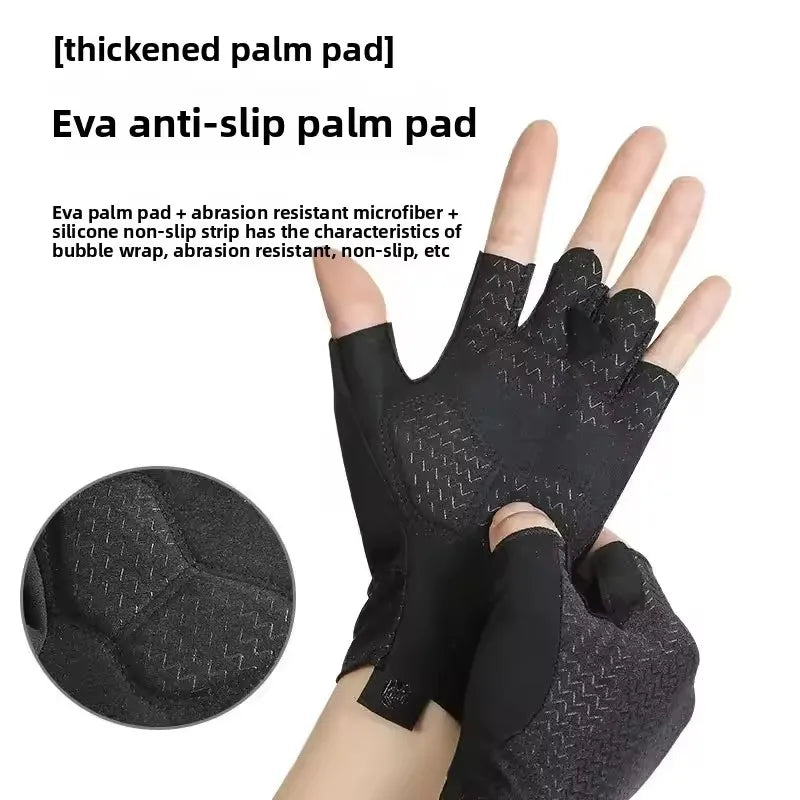 Fingerless Cycling Gloves Anti-Slip MTB Road Bike – GAFASTWO Cycling Gloves SWANS