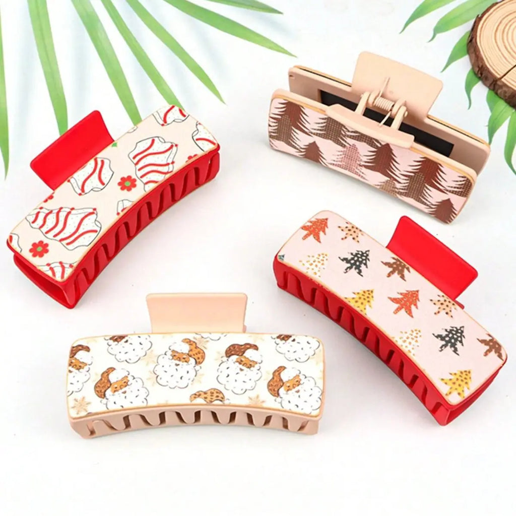 Vintage Cowboy PU Leather Hair Claw Clip for Women Hair Claw Clip SWANS
