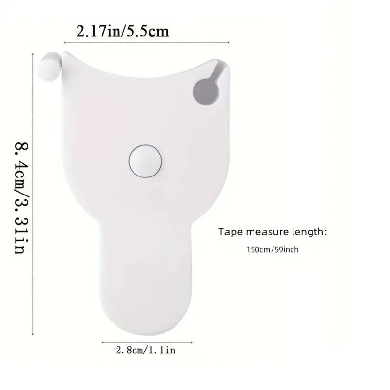 Retractable Body Measuring Tape – CM & Inch Sewing Ruler Sewing Measuring Tape SWANS