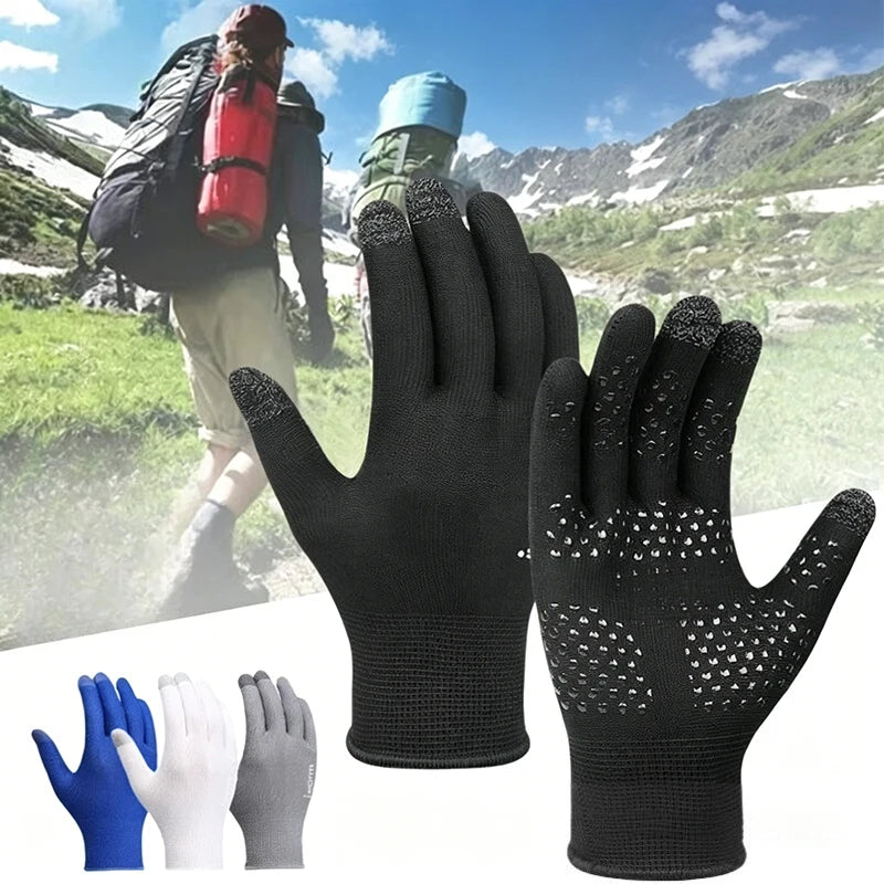 GAFASTWO UV Cycling Gloves – Non-Slip Touchscreen Full Finger Outdoor Sports Gloves SWANS