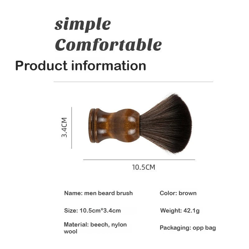 SWANS Soft Neck & Face Duster Brush for Barber Salon | Hair Neck Duster Brush SWANS