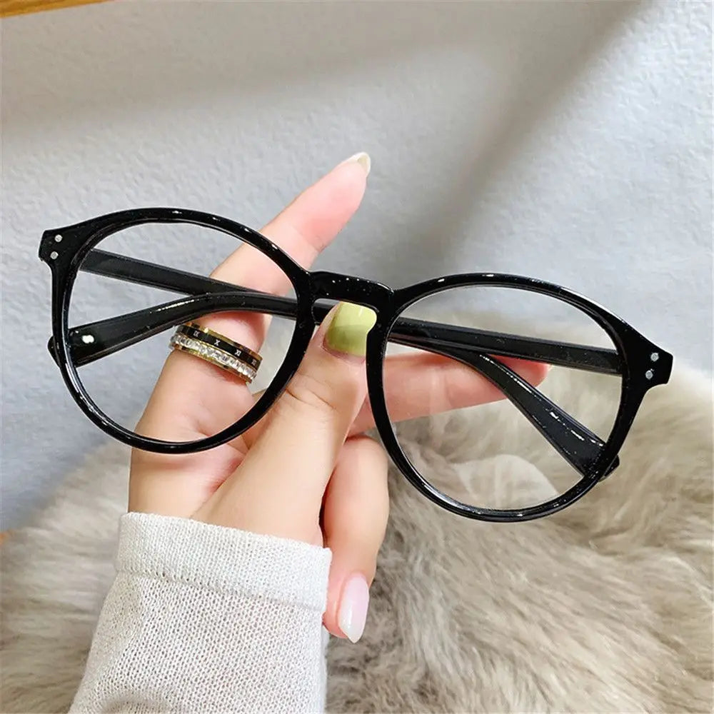 Vintage Round Myopia Glasses – Blue Light Blocking Unisex Myopia Eyeglasses SWANS