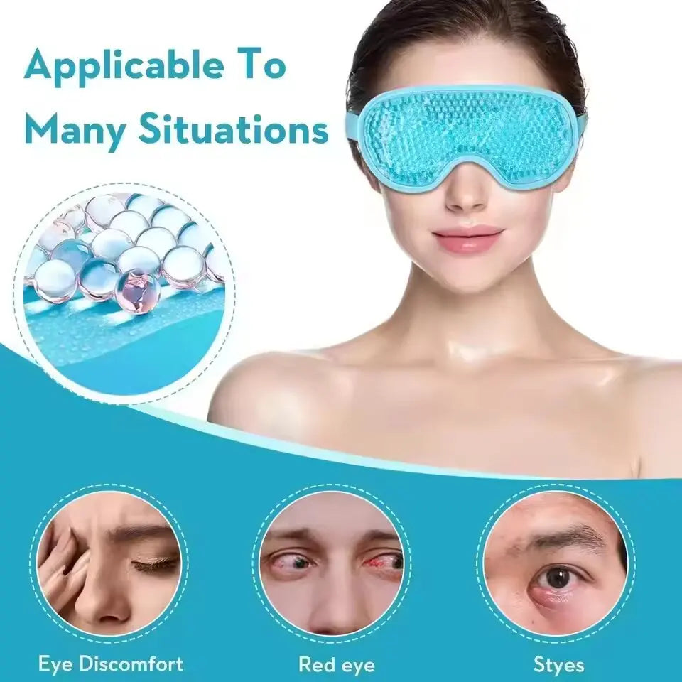 Hot & Cold Gel Eye Mask – Soothing Sleep & Beauty Mask Gel Eye Mask SWANS
