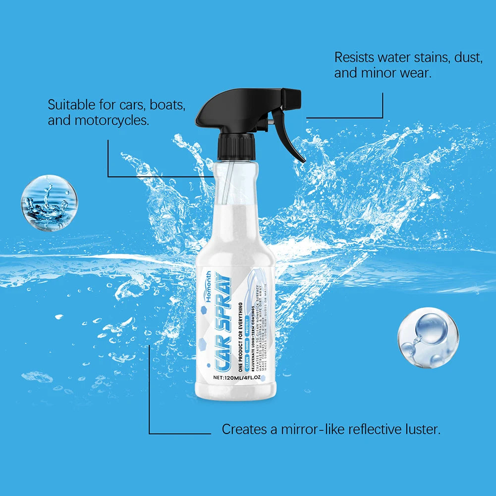 120ml Car Coating Spray – Waterproof Polish & Protector Car Coating Spray SWANS