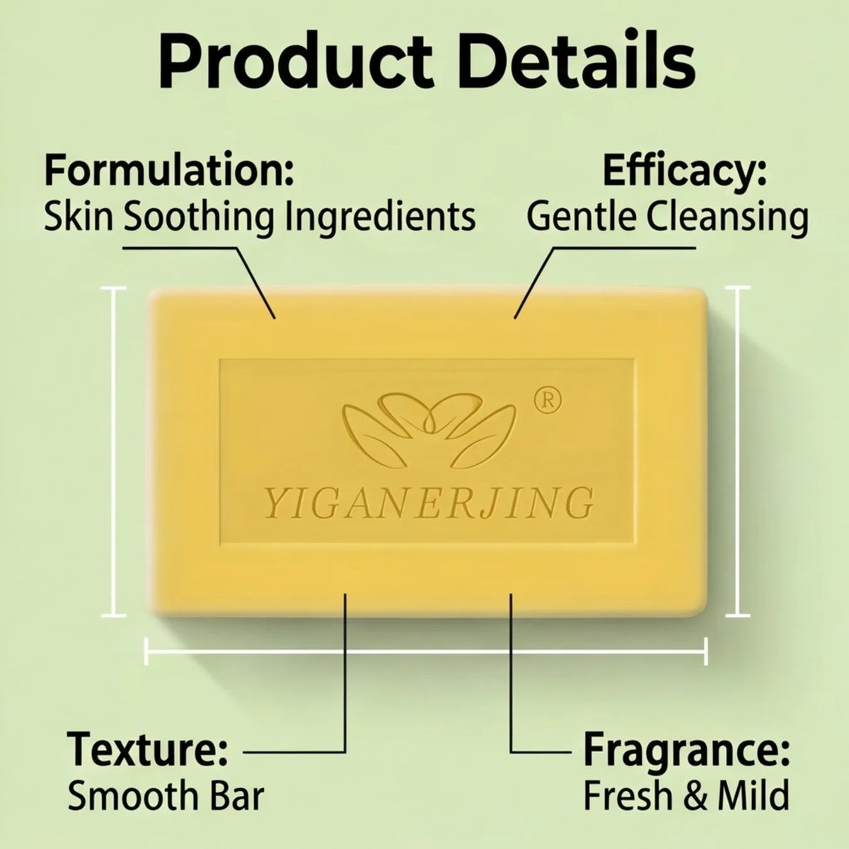 YIGANERJING Mini Cleansing Soap 20/30 Pack – Gentle Daily Care Cleansing Bar Soap SWANS