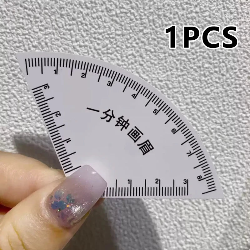 Brow Shaping Stencil – Eyebrow Template Ruler Tool Eyebrow Stencil Tool SWANS 1pcs