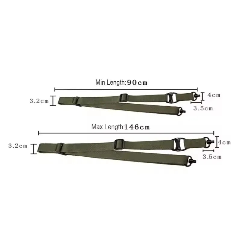 MS4 Tactical Sling QD Base – 1 & 2 Point Convertible Belt Tactical Sling SWANS