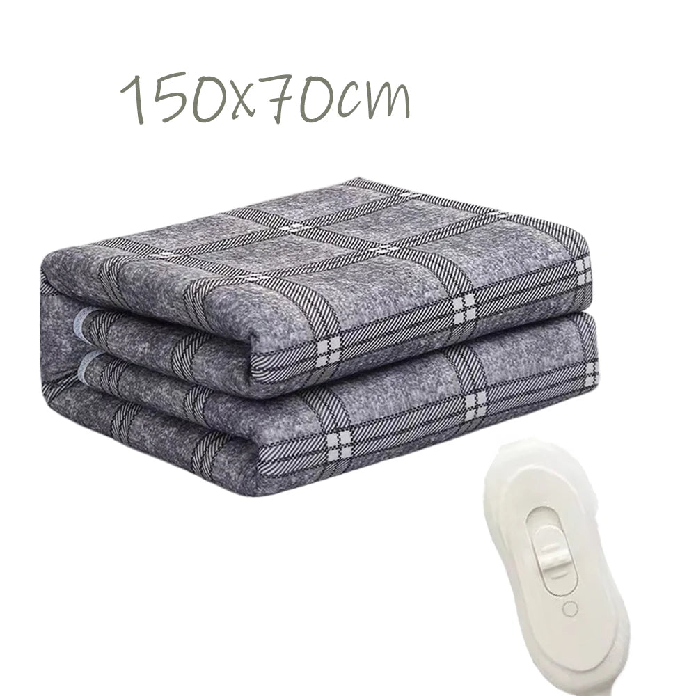 Electric Heated Blanket Automatic Thermostat Double 220V EU Plug Electric Heated Blanket SWANS 150X70cm