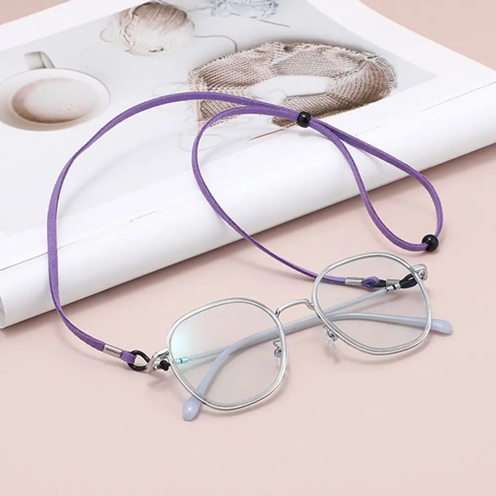 Suede Eyeglasses Retainer Strap – Elastic Holder Cord 71cm Eyewear Retainer Strap SWANS