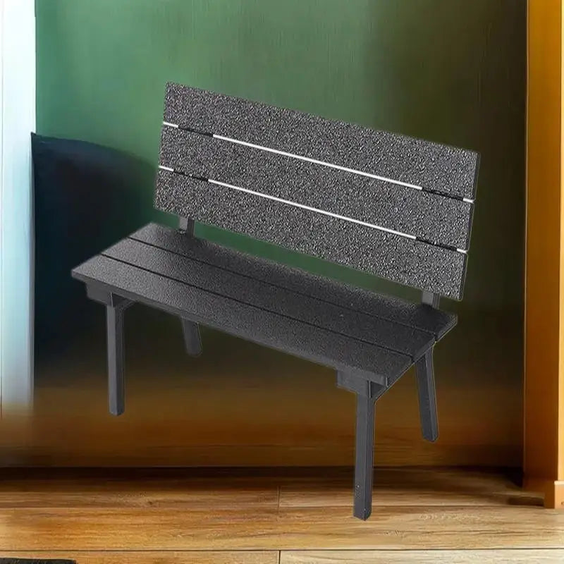 Miniature Bench Model – Resin Dollhouse Scene Display Prop Miniature Scene Model SWANS