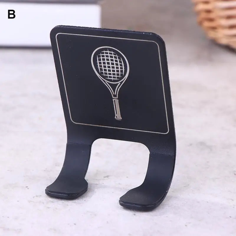 Wall Mounted Racket Holder – Stainless Steel Tennis & Badminton Hook Racket Wall Holder SWANS B