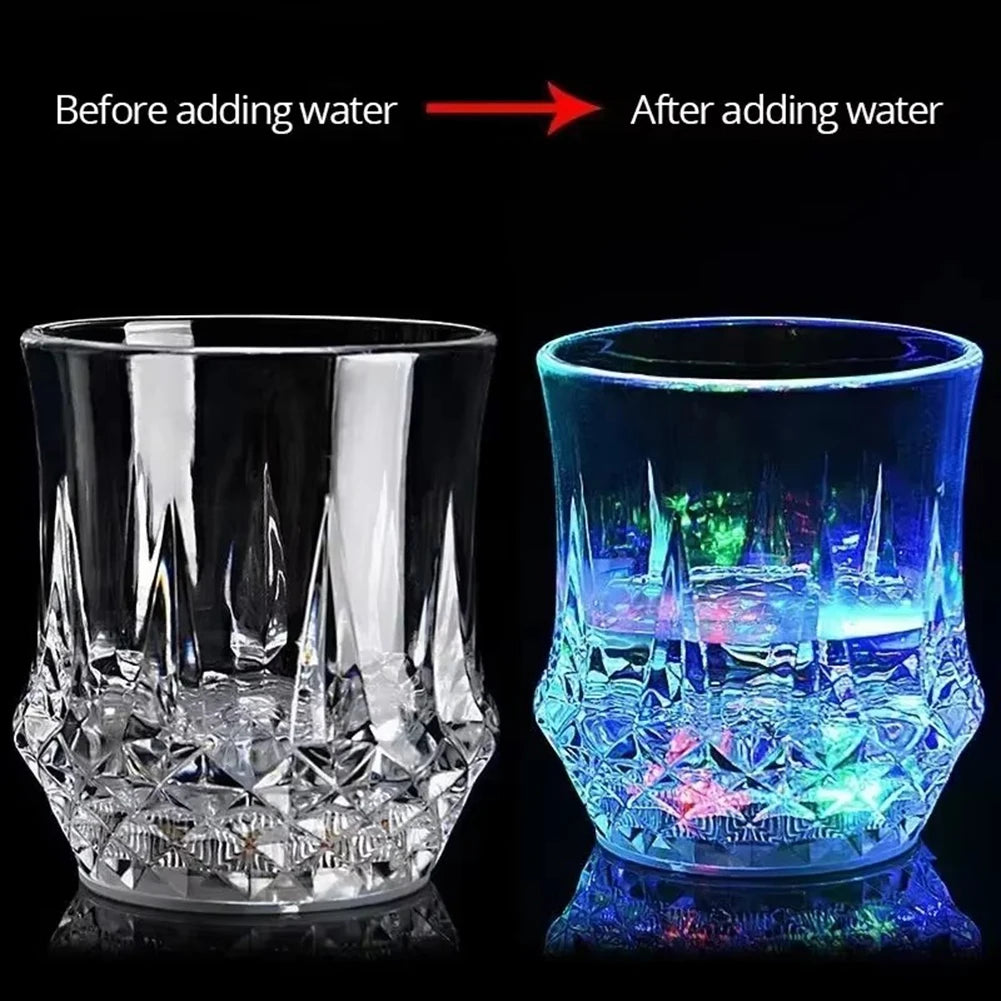 LED Color-Changing Light-Up Drinking Cups for Parties & Bar LED Drinkware SWANS