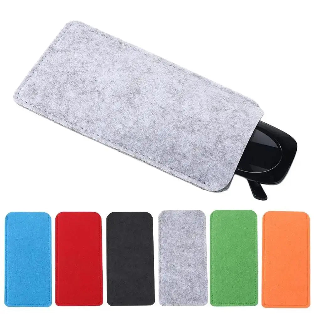 Soft Felt Eyeglasses Bag – Portable Unisex Glasses Pouch Eyeglasses Pouch SWANS