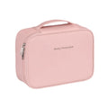 Double Layer Waterproof Makeup Bag – Large Capacity Organizer Cosmetic Organizer Bag SWANS Pink