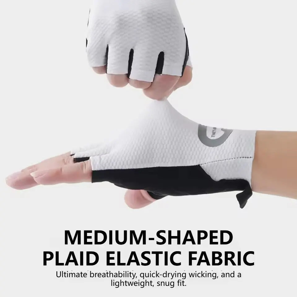 Half Finger Cycling Gloves – Breathable Anti-Shock Bike Gloves Cycling Gloves SWANS