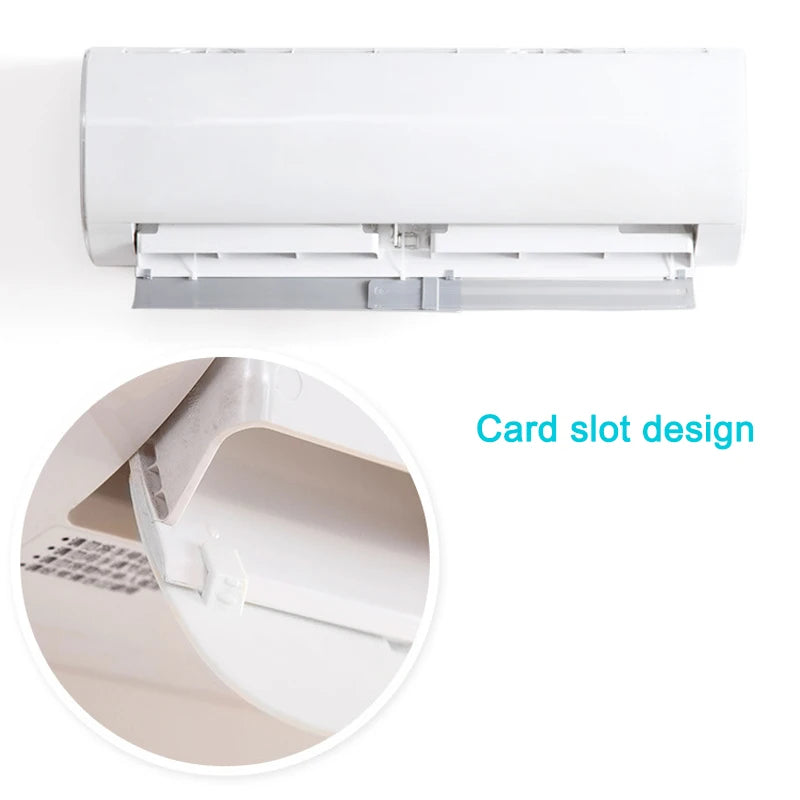 Retractable AC Wind Deflector – Adjustable Air Guide Baffle AC Wind Deflector SWANS