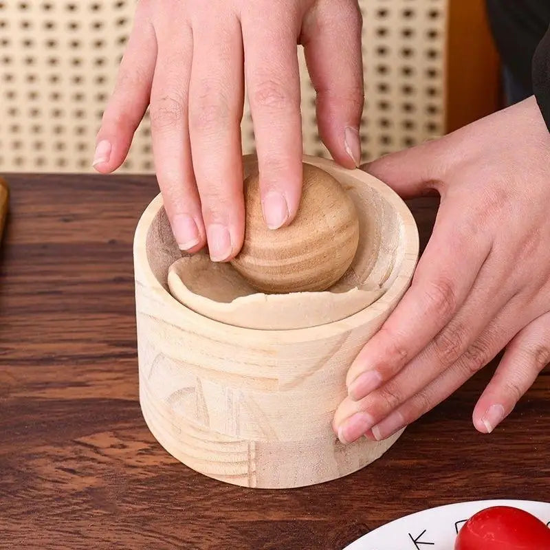 Wood Dumpling Maker Press Tool – Dough Skin Wrapper Mold Set Dumpling Press Tool SWANS