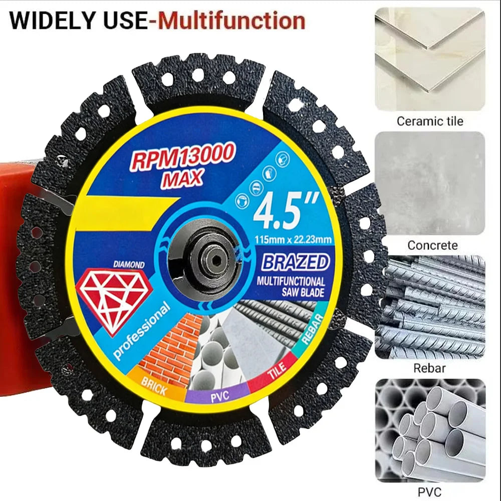 3-Pack Diamond Angle Grinder Cutting Discs – 22mm Multi-Use Diamond Cutting Disc SWANS