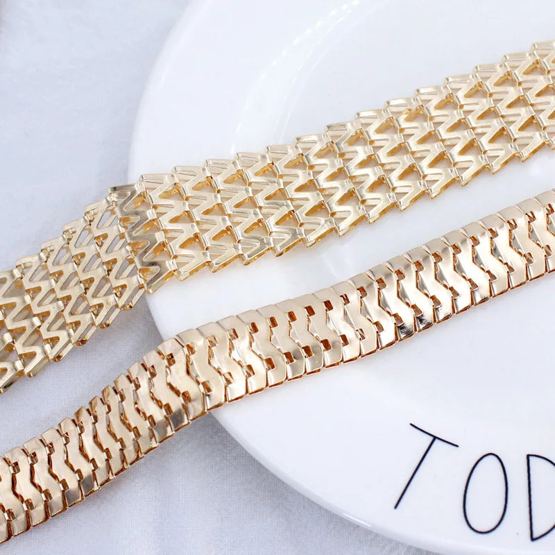 FAITOLAGI Gold Metal Waist Chain Belt – Women's Fashion Metal Waist Chain Belt SWANS