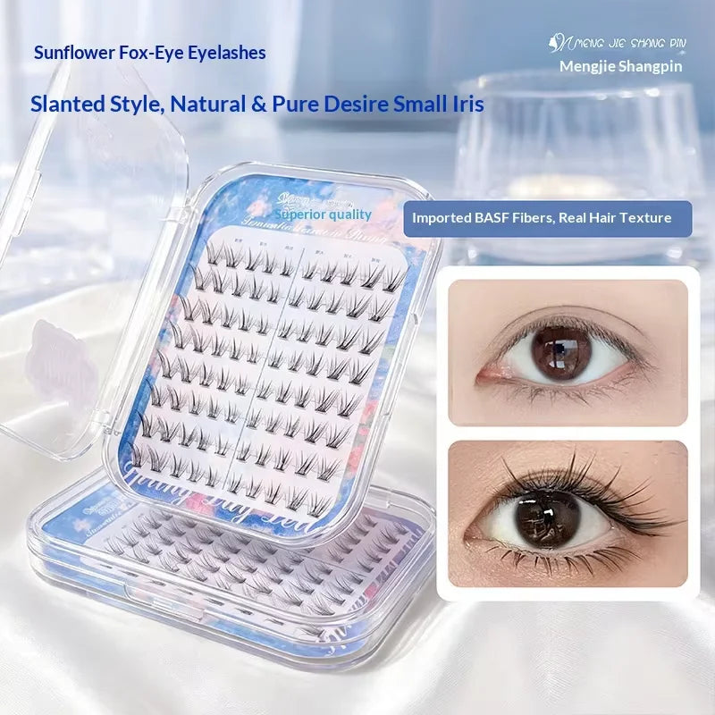 Self-Adhesive Wispy False Eyelashes – No Glue Individual Lashes False Eyelashes SWANS