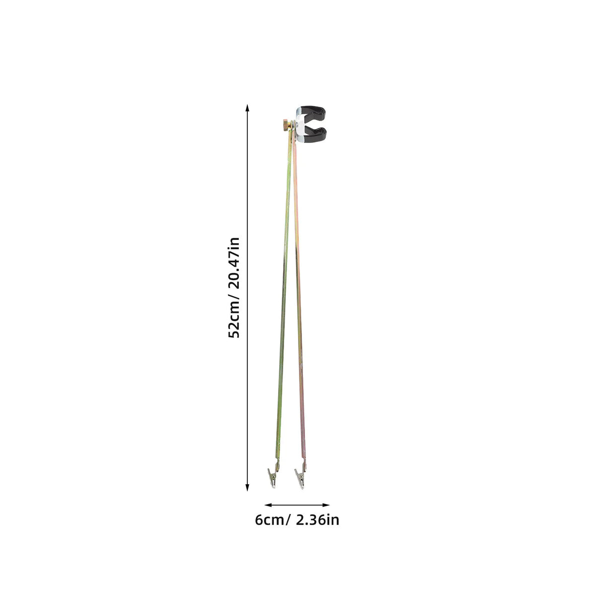 Adjustable Flagpole Spreader Bracket – Indoor & Outdoor Flag Holder Flagpole Spreader Bracket SWANS Silver CN