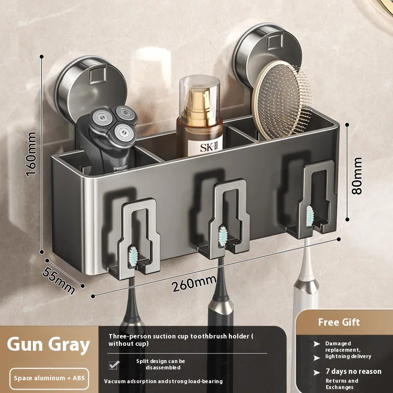 SWANS No-Drill Suction Cup Towel Rack – Double Bar & Hook Bathroom Towel Rack SWANS Suction 3 holder