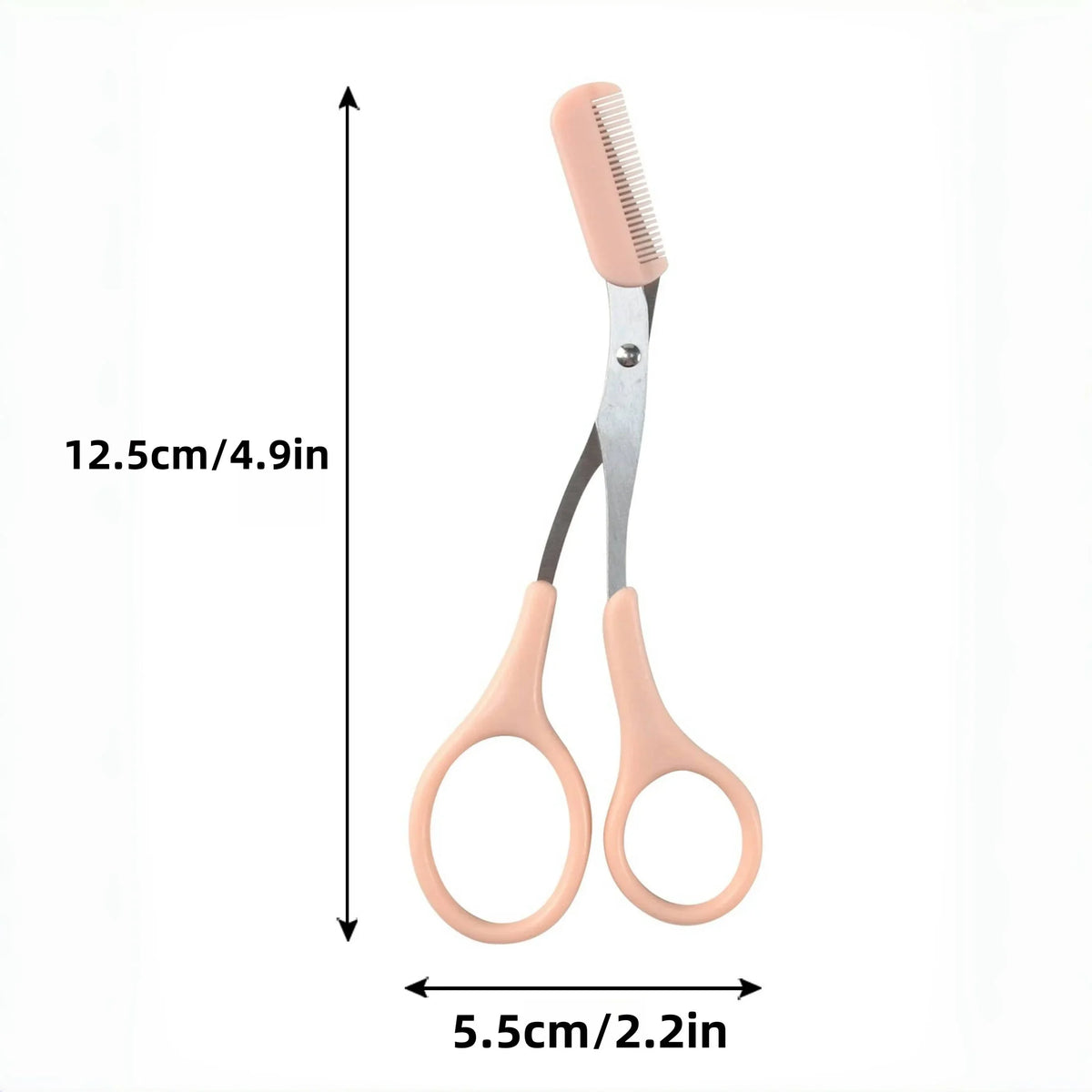 SWANS Eyebrow Grooming Kit – Scissors, Comb & Trimmer Eyebrow Grooming Kit SWANS Pink