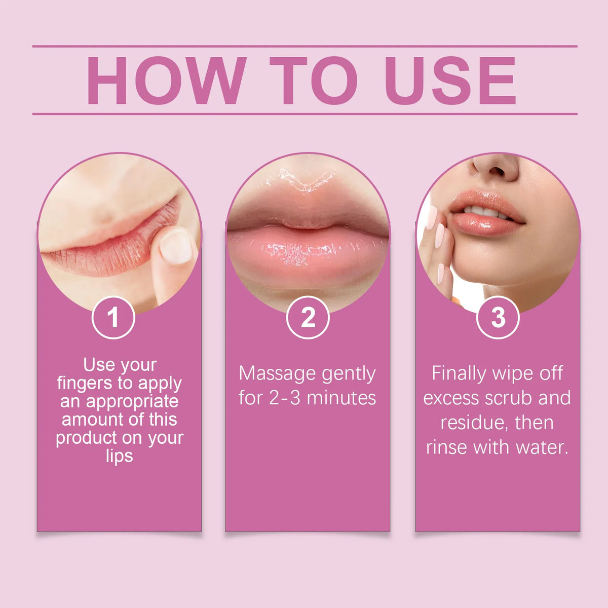 WIYUN Lip Scrub – Exfoliating, Moisturizing & Smoothing Lip Scrub SWANS
