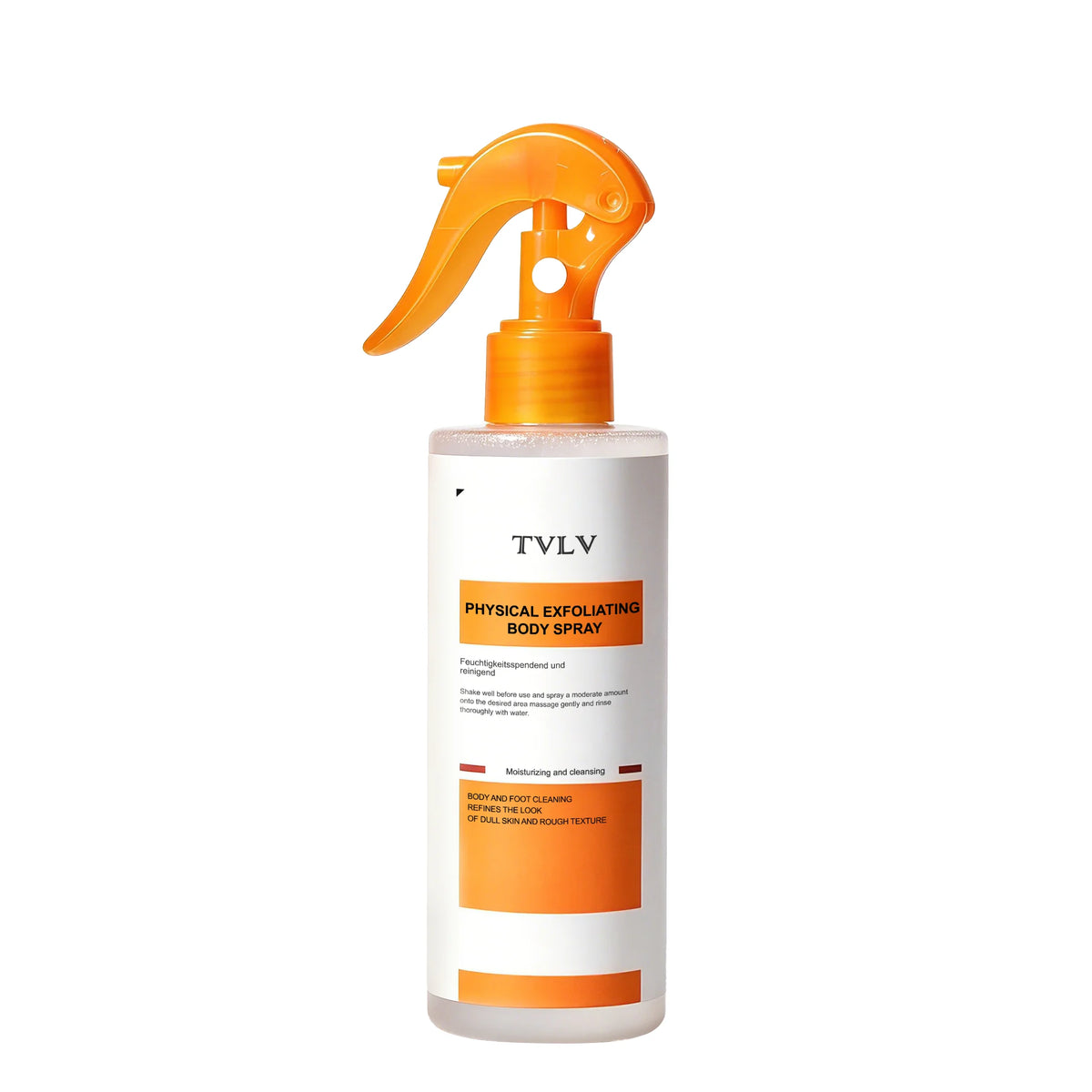 TVLV Exfoliating Body Spray – Moisturizing Skin Cleanser 220ml Body Exfoliating Spray SWANS 6847