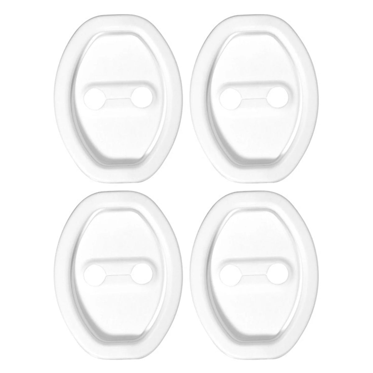 Silicone Car Door Latch Buckle Protector 4-Pack | Cushion Pad Car Door Protector SWANS White 4pcs