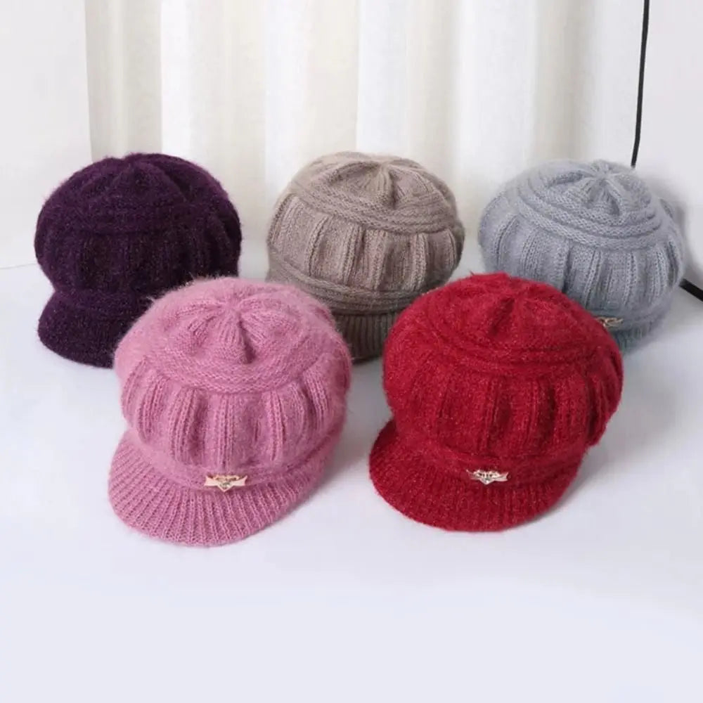 Women's Coral Fleece Beanie – Double Layer Ear Guard Hat Women's Beanie Hat SWANS