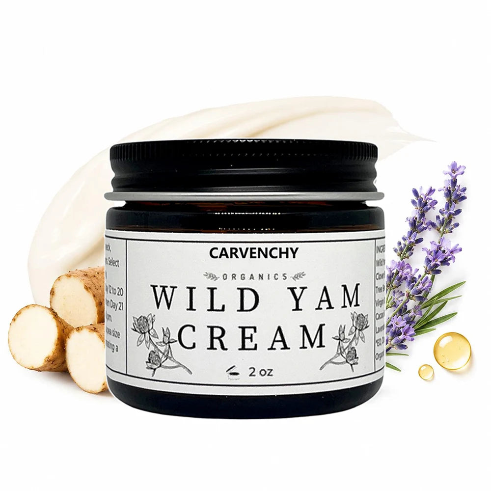 Wild Yam Cream 60ml – Dioscorea, Lavender & Shea Moisturizer Body Moisturizer Cream SWANS