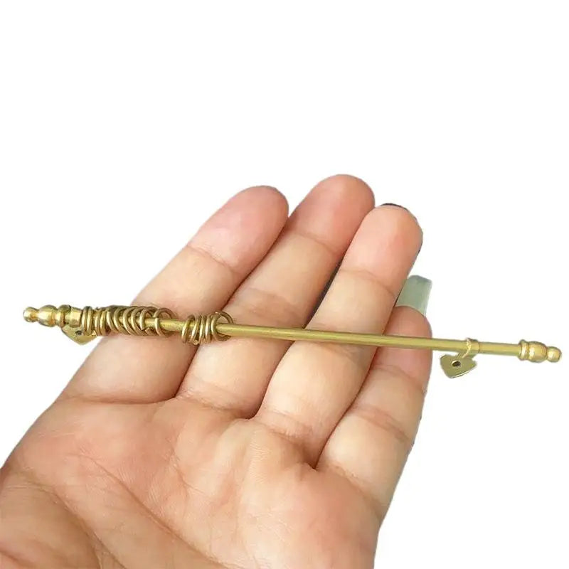 Miniature Dollhouse Curtain Rod 1:12 Scale Metal Accessory Dollhouse Accessory SWANS A2