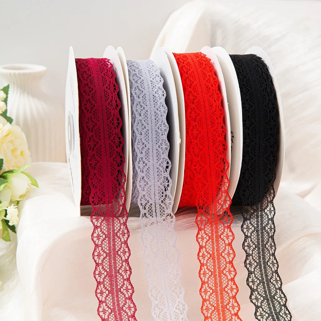 Nylon Lace Ribbon 50 Yards – DIY Wedding & Craft Decoration Decorative Lace Ribbon SWANS