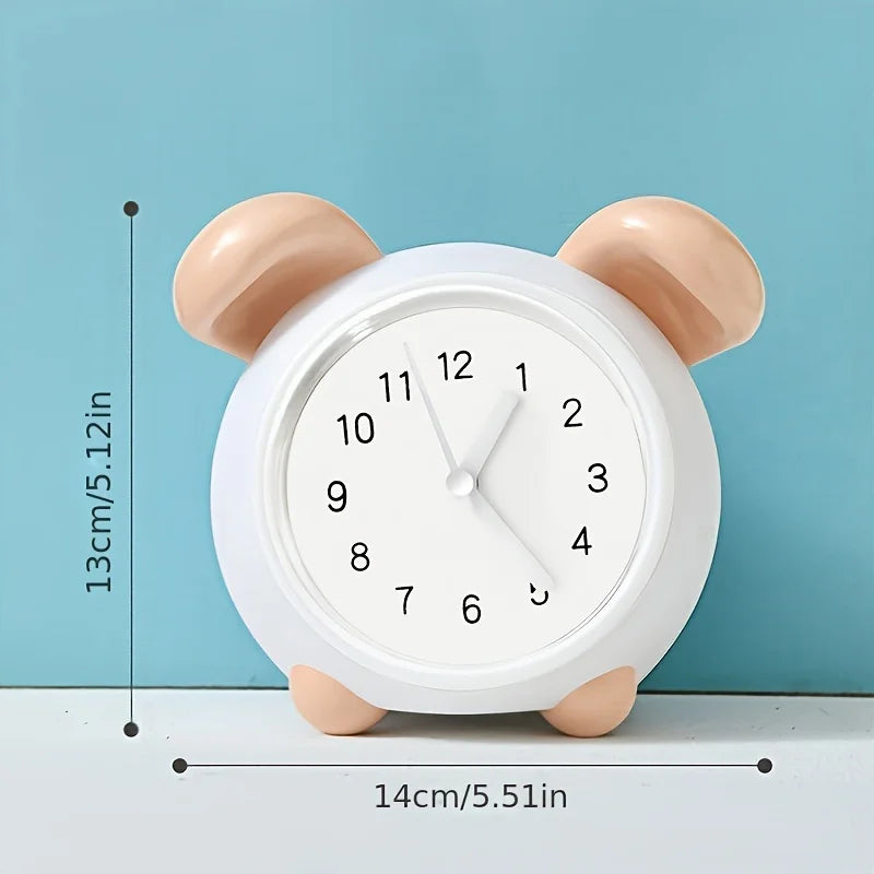 Kids Digital Alarm Clock Night Light & Piggy Bank Desk Kids Alarm Clock SWANS WHITE
