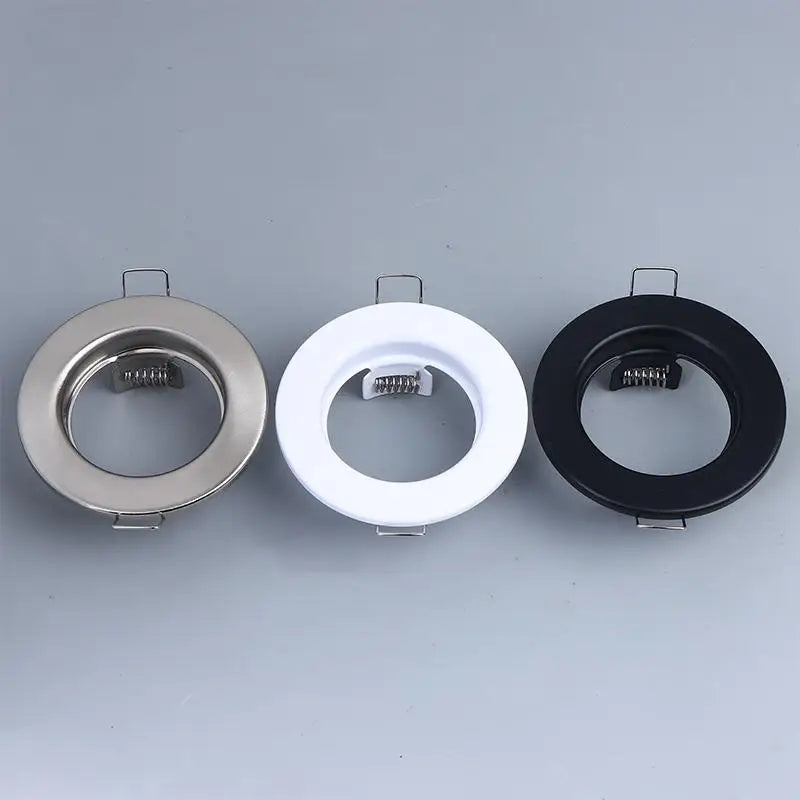 Round Recessed Downlight Holder – MR16 GU10 LED Spot Fixture Downlight Fixture Holder SWANS