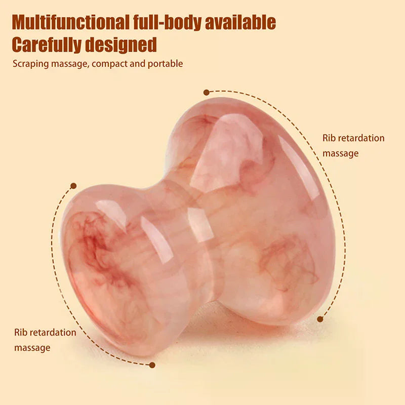 Natural Resin Mushroom Massager – Facial Roller & Body Tool Facial Massage Tool SWANS