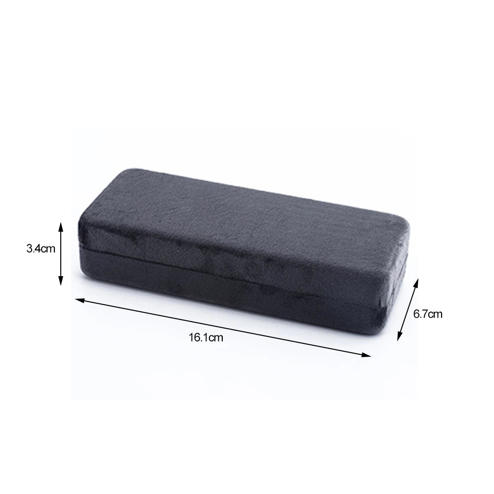 Velvet Leather Hard-Shell Glasses Case – Unisex Eyewear Box Eyeglasses Case SWANS