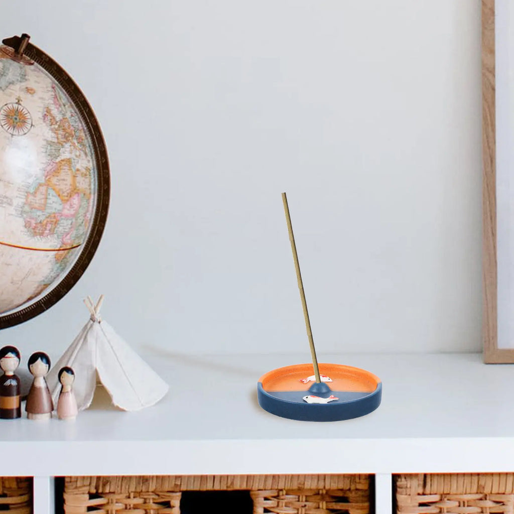 Ceramic Incense Stick Burner Tray Holder – Meditation Décor Incense Burner Tray SWANS Default Title