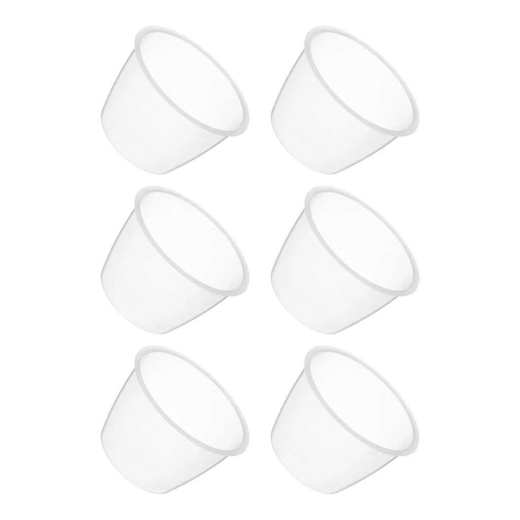 6-Pack Clear Rice Measuring Cups with Scale Marks | 120ml Rice Measuring Cups SWANS