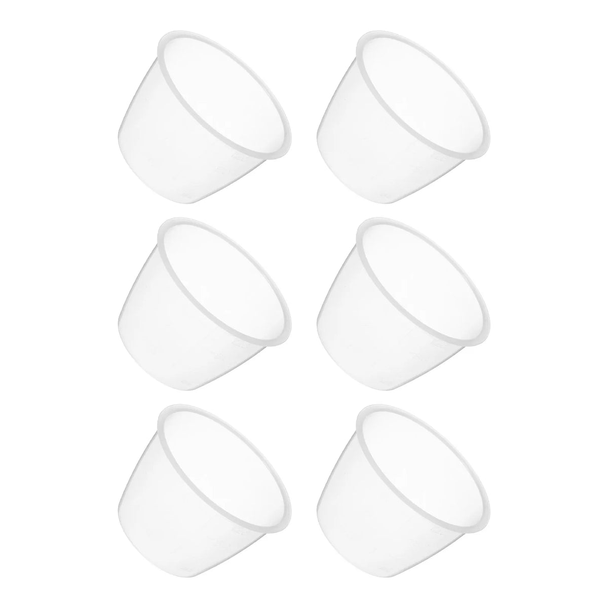 6-Pack Clear Rice Measuring Cups with Scale Marks | 120ml Rice Measuring Cups SWANS