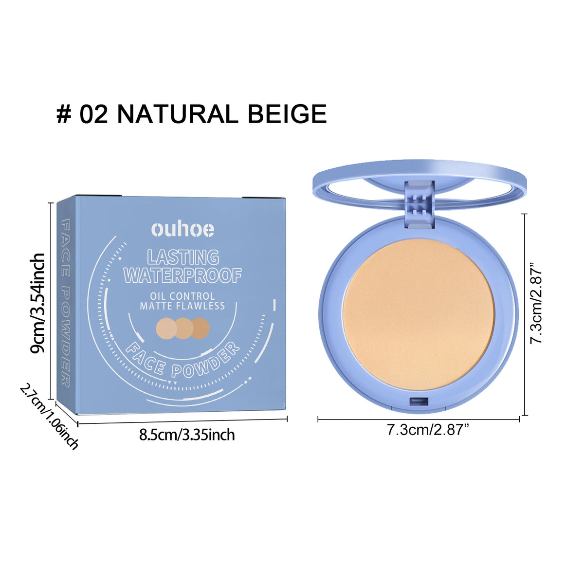 Zephoco Matte Setting Powder – Oil Control & Pore Blurring Matte Setting Powder SWANS 1PC NBE