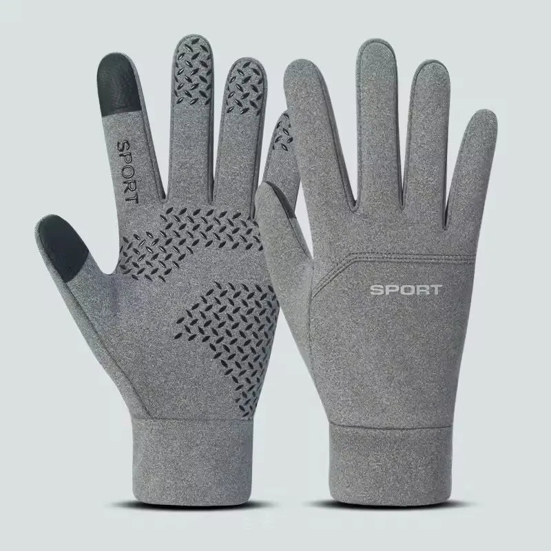 SWANS Unisex Winter Touch Screen Gloves – Windproof & Warm Winter Sport Gloves SWANS Grey L