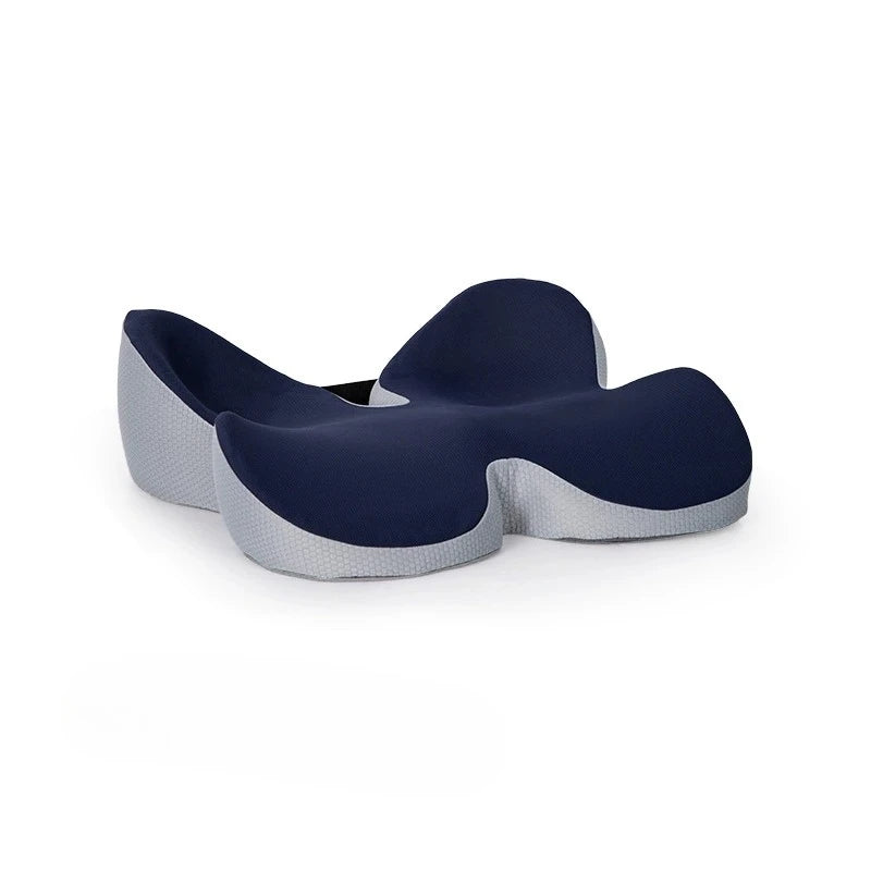 SWANS Ergonomic Memory Foam Butterfly Seat Cushion | Office & Car Memory Foam Seat Cushion SWANS Dark blue