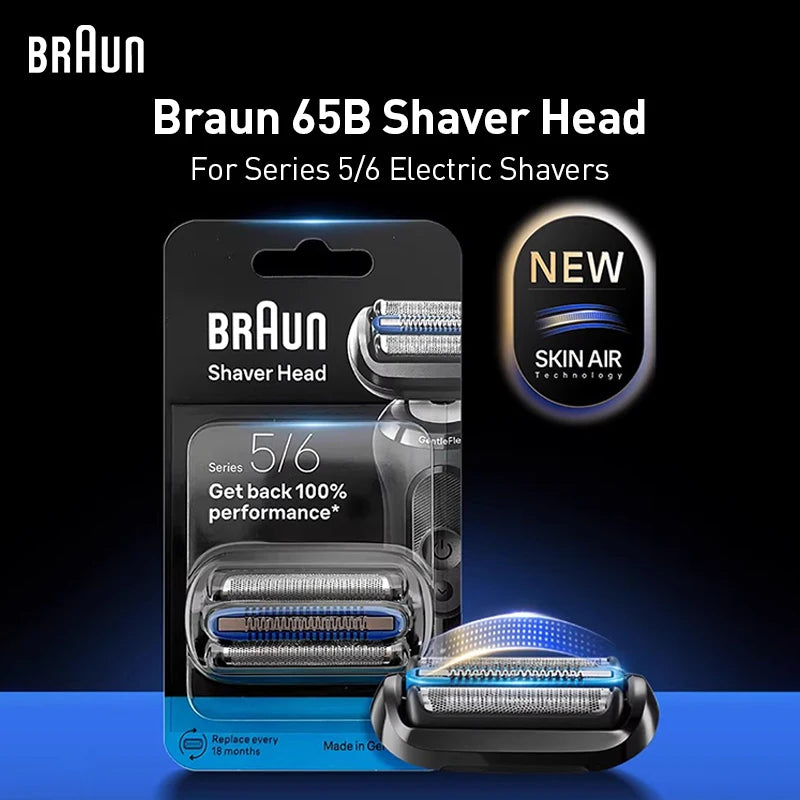 Braun 65B Replacement Shaver Head – Series 5 & 6 Compatible Shaver Replacement Head SWANS